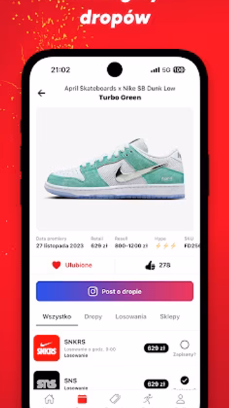 Dropzone: Sneakers Moda Zakupy Screenshot 4 - AppWisp.com Dropzone: Sneakers Moda Zakupy Screenshot 4 - AppWisp.com