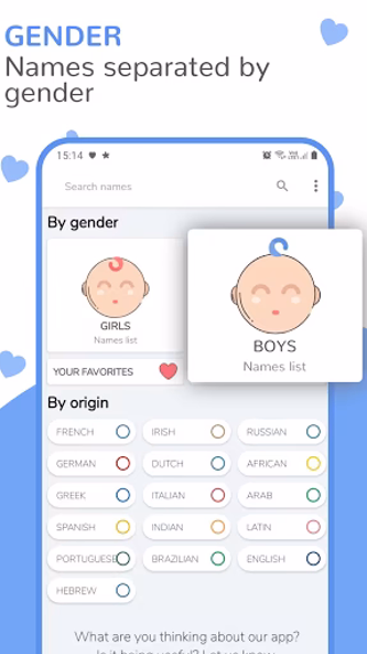 Baby Name Screenshot 1 - AppWisp.com Baby Name Screenshot 1 - AppWisp.com