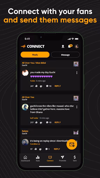 Audiomack Creator-Upload Music Screenshot 4 - AppWisp.com Audiomack Creator-Upload Music Screenshot 4 - AppWisp.com