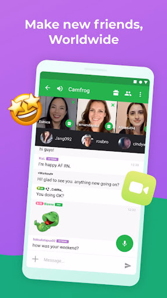 Camfrog: Video Chat Strangers Screenshot 1 - AppWisp.com Camfrog: Video Chat Strangers Screenshot 1 - AppWisp.com