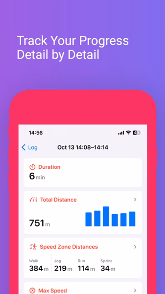 ActionLog: Soccer GPS Tracker Screenshot 3 - AppWisp.com ActionLog: Soccer GPS Tracker Screenshot 3 - AppWisp.com