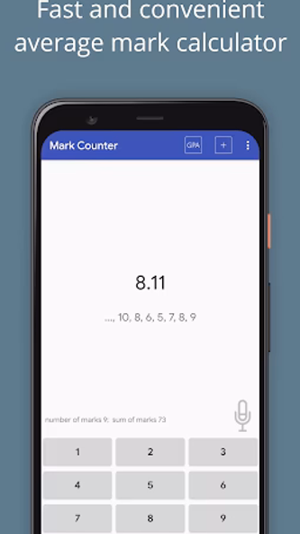 Mark Counter - Average mark Screenshot 1 - AppWisp.com Mark Counter - Average mark Screenshot 1 - AppWisp.com