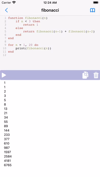 Lua IDE Screenshot 2 - AppWisp.com Lua IDE Screenshot 2 - AppWisp.com