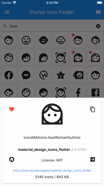 Icon Finder for Flutter Screenshot 4 - AppWisp.com Icon Finder for Flutter Screenshot 4 - AppWisp.com