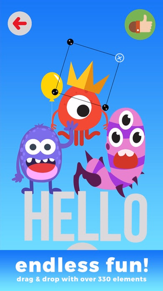 Kids Monster Creator - make funny monster images Screenshot 2 - AppWisp.com Kids Monster Creator - make funny monster images Screenshot 2 - AppWisp.com