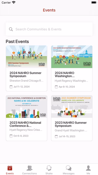 NAHRO Events Screenshot 2 - AppWisp.com NAHRO Events Screenshot 2 - AppWisp.com