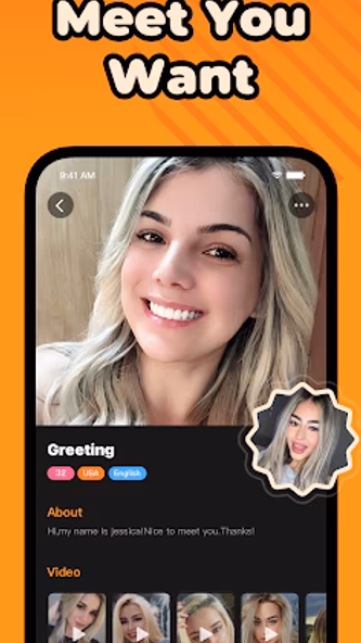 Greeting - Live Video Chat Screenshot 3 - AppWisp.com Greeting - Live Video Chat Screenshot 3 - AppWisp.com