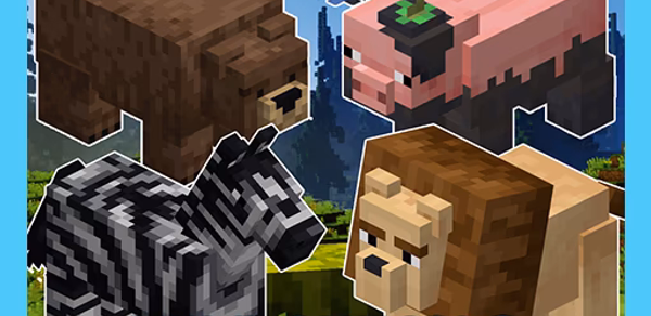Wild Animals Mod For Minecraft Header - AppWisp.com Wild Animals Mod For Minecraft Header - AppWisp.com