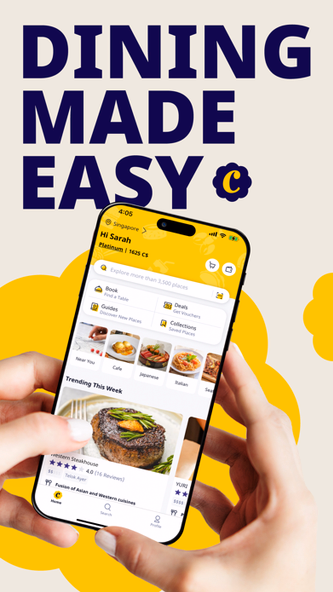 Chope - Dining Made Easy Screenshot 1 - AppWisp.com Chope - Dining Made Easy Screenshot 1 - AppWisp.com