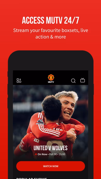 Manchester United Official App Screenshot 1 - AppWisp.com Manchester United Official App Screenshot 1 - AppWisp.com