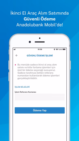 Anadolubank Mobil Screenshot 1 - AppWisp.com Anadolubank Mobil Screenshot 1 - AppWisp.com