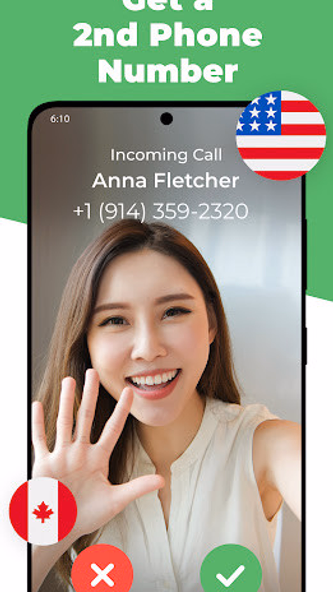 OnPhone - Second Phone Number Screenshot 1 - AppWisp.com OnPhone - Second Phone Number Screenshot 1 - AppWisp.com
