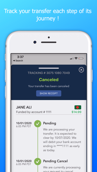 Placid Money Transfer Screenshot 3 - AppWisp.com Placid Money Transfer Screenshot 3 - AppWisp.com