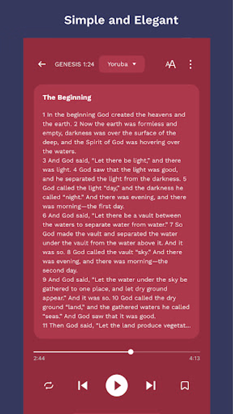 Yoruba Audio Bible Screenshot 4 - AppWisp.com Yoruba Audio Bible Screenshot 4 - AppWisp.com