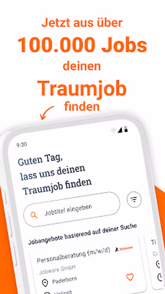 Jobware - Jobsuche & Jobbörse Screenshot 1 - AppWisp.com Jobware - Jobsuche & Jobbörse Screenshot 1 - AppWisp.com