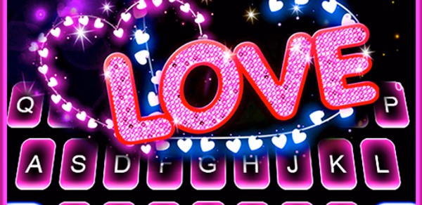 Neon Love Hearts Theme Header - AppWisp.com Neon Love Hearts Theme Header - AppWisp.com