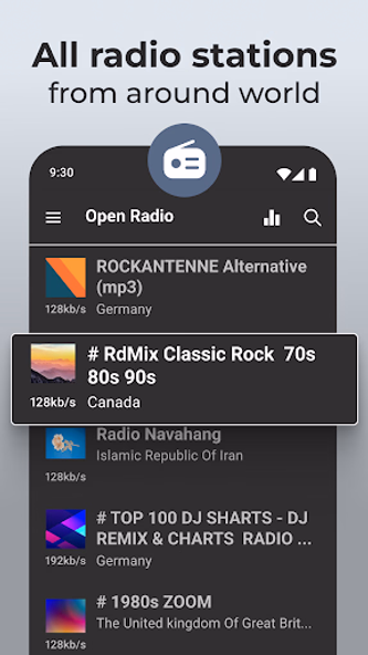 Open Radio - Online FM Radio Screenshot 1 - AppWisp.com Open Radio - Online FM Radio Screenshot 1 - AppWisp.com