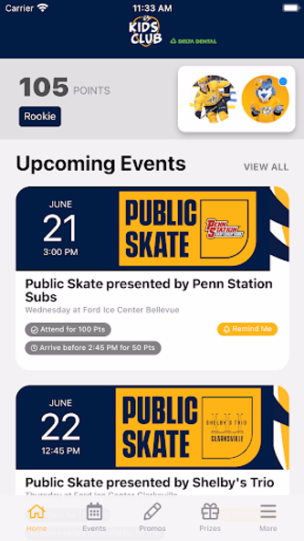 Nashville Predators Kids Club Screenshot 3 - AppWisp.com Nashville Predators Kids Club Screenshot 3 - AppWisp.com