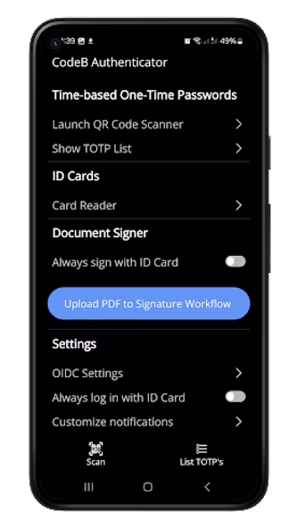 CodeB Authenticator Screenshot 1 - AppWisp.com CodeB Authenticator Screenshot 1 - AppWisp.com