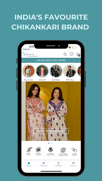 House of Chikankari - Shopping Screenshot 1 - AppWisp.com House of Chikankari - Shopping Screenshot 1 - AppWisp.com