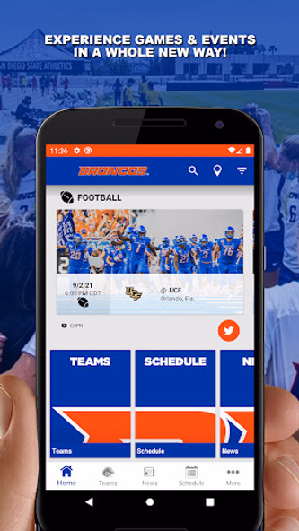 Boise State Broncos Athletics Screenshot 1 - AppWisp.com Boise State Broncos Athletics Screenshot 1 - AppWisp.com