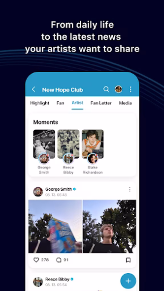 Weverse: Connect with Artists Screenshot 3 - AppWisp.com Weverse: Connect with Artists Screenshot 3 - AppWisp.com