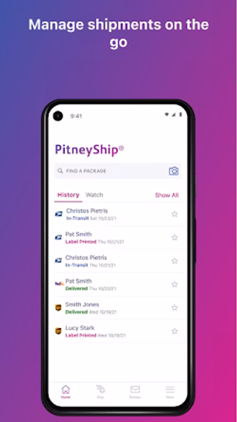 PitneyShip® - Ship & Track Screenshot 1 - AppWisp.com PitneyShip® - Ship & Track Screenshot 1 - AppWisp.com