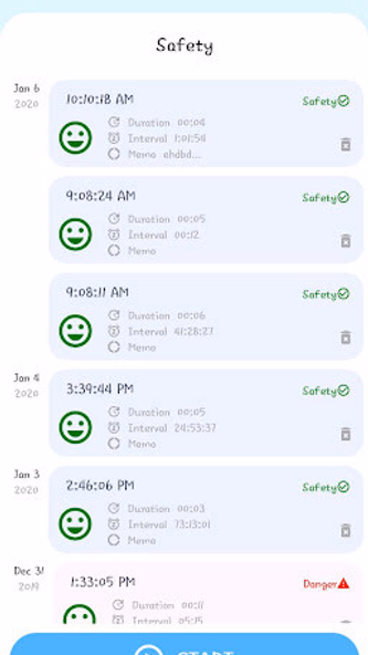 Contraction Timer for labor Screenshot 1 - AppWisp.com Contraction Timer for labor Screenshot 1 - AppWisp.com