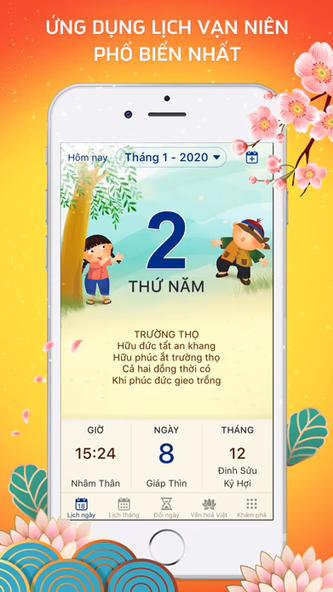 Lịch Vạn Niên 2025 - Lịch Việt Screenshot 1 - AppWisp.com Lịch Vạn Niên 2025 - Lịch Việt Screenshot 1 - AppWisp.com