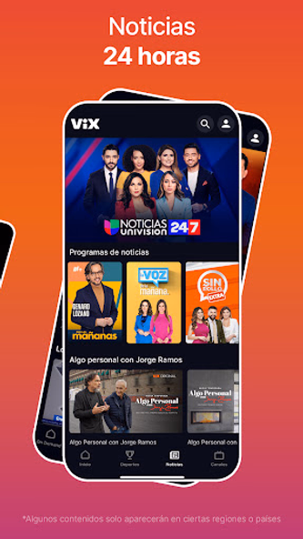 ViX: TV, Deportes y Noticias Screenshot 4 - AppWisp.com ViX: TV, Deportes y Noticias Screenshot 4 - AppWisp.com