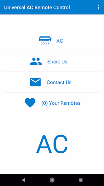 Remote AC Universal Screenshot 1 - AppWisp.com Remote AC Universal Screenshot 1 - AppWisp.com