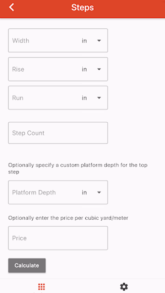 Concrete Calculator Screenshot 4 - AppWisp.com Concrete Calculator Screenshot 4 - AppWisp.com
