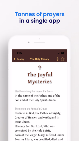 Catholic Prayers : Official Screenshot 2 - AppWisp.com Catholic Prayers : Official Screenshot 2 - AppWisp.com