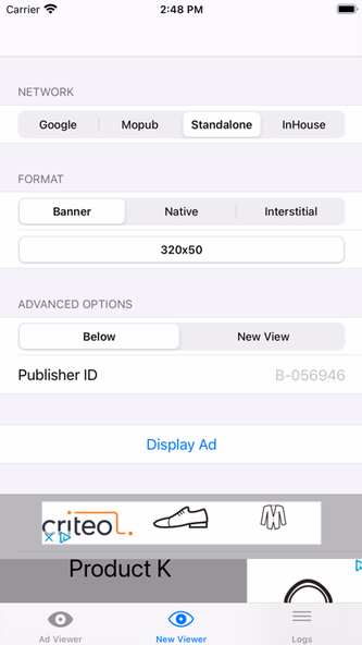 Criteo Ad Viewer Screenshot 1 - AppWisp.com Criteo Ad Viewer Screenshot 1 - AppWisp.com