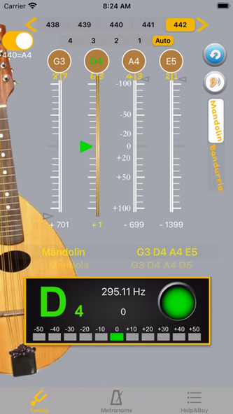 MandolinTuner - Tuner Mandolin Screenshot 1 - AppWisp.com MandolinTuner - Tuner Mandolin Screenshot 1 - AppWisp.com