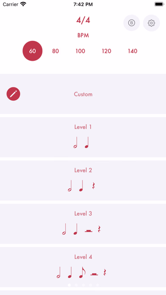 Learning Rhythm Screenshot 1 - AppWisp.com Learning Rhythm Screenshot 1 - AppWisp.com