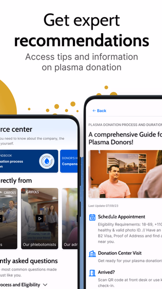 Grifols Plasma Donor Hub Screenshot 4 - AppWisp.com Grifols Plasma Donor Hub Screenshot 4 - AppWisp.com
