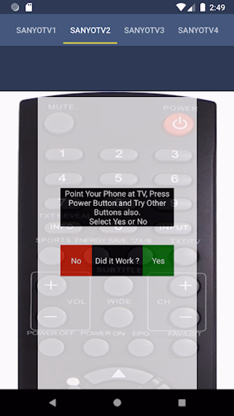 Remote Control For Sanyo TV Screenshot 4 - AppWisp.com Remote Control For Sanyo TV Screenshot 4 - AppWisp.com