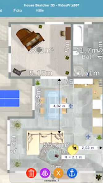 HOUSE SKETCHER | 3D FLOOR PLAN Screenshot 3 - AppWisp.com HOUSE SKETCHER | 3D FLOOR PLAN Screenshot 3 - AppWisp.com