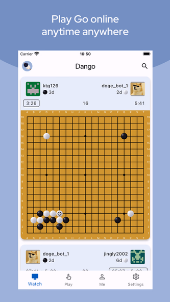 Dango - Play Online Go Game Screenshot 1 - AppWisp.com Dango - Play Online Go Game Screenshot 1 - AppWisp.com