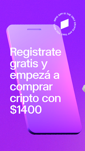 Ripio App | Crypto Wallet Screenshot 1 - AppWisp.com Ripio App | Crypto Wallet Screenshot 1 - AppWisp.com