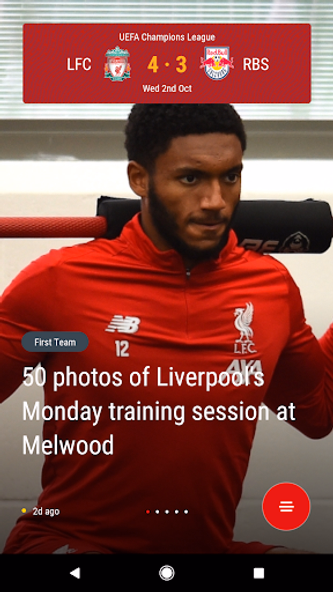 The Official Liverpool FC App Screenshot 1 - AppWisp.com The Official Liverpool FC App Screenshot 1 - AppWisp.com