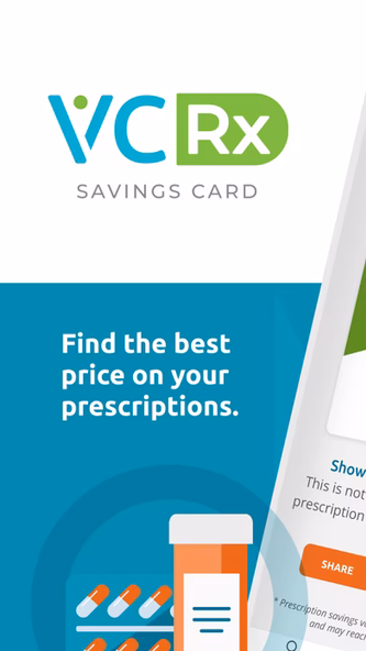 VCRx: Prescription Discounts Screenshot 1 - AppWisp.com VCRx: Prescription Discounts Screenshot 1 - AppWisp.com