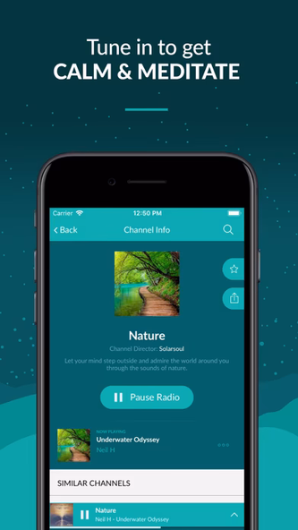 Zen Radio: Calm Relaxing Music Screenshot 2 - AppWisp.com Zen Radio: Calm Relaxing Music Screenshot 2 - AppWisp.com