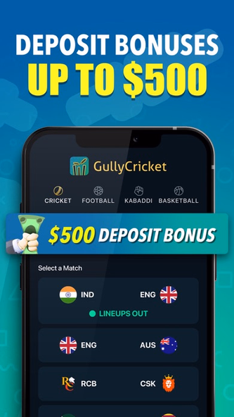 GullyCricket - Fantasy Cricket Screenshot 2 - AppWisp.com GullyCricket - Fantasy Cricket Screenshot 2 - AppWisp.com