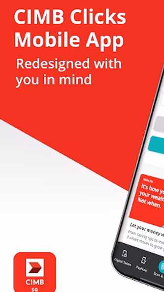 CIMB Clicks Singapore Screenshot 1 - AppWisp.com