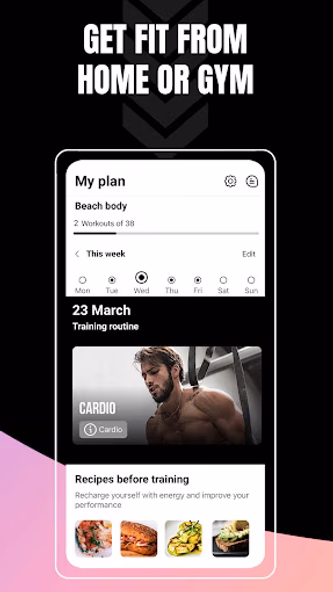 ORUX - Workouts and nutrition Screenshot 2 - AppWisp.com ORUX - Workouts and nutrition Screenshot 2 - AppWisp.com