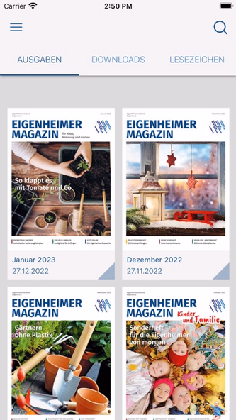 EIGENHEIMER Magazin Screenshot 1 - AppWisp.com EIGENHEIMER Magazin Screenshot 1 - AppWisp.com