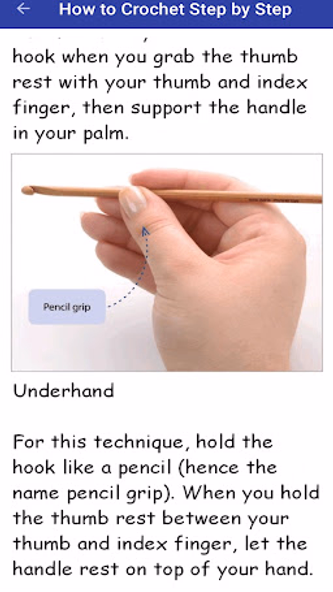 How to Crochet Step by Step Screenshot 3 - AppWisp.com How to Crochet Step by Step Screenshot 3 - AppWisp.com