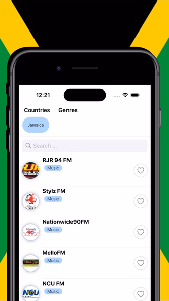 Jamaica Radios - FM AM Screenshot 1 - AppWisp.com Jamaica Radios - FM AM Screenshot 1 - AppWisp.com